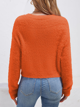 Fluffy-Printed-Long-Sleeve-Orange-2